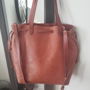 Madewell drawstring transport tote
